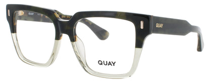 QUAY BOLD TYPE RX Frame CRYSTAL MINT / TORTOISE Lens DEMO