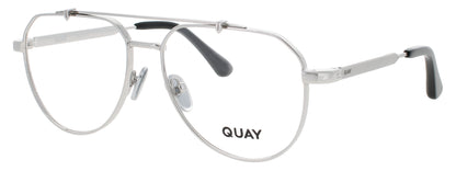 QUAY ALL CAPS RX Frame SILVER Lens DEMO