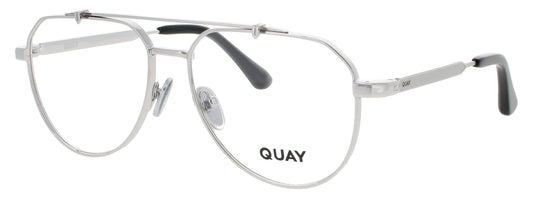 QUAY ALL CAPS RX Frame SILVER Lens DEMO