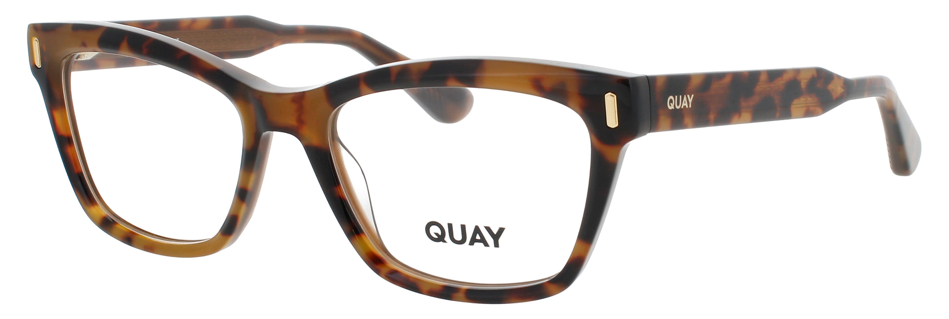 QUAY TRUST ME RX Frame COFFEE TORTOISE Lens DEMO