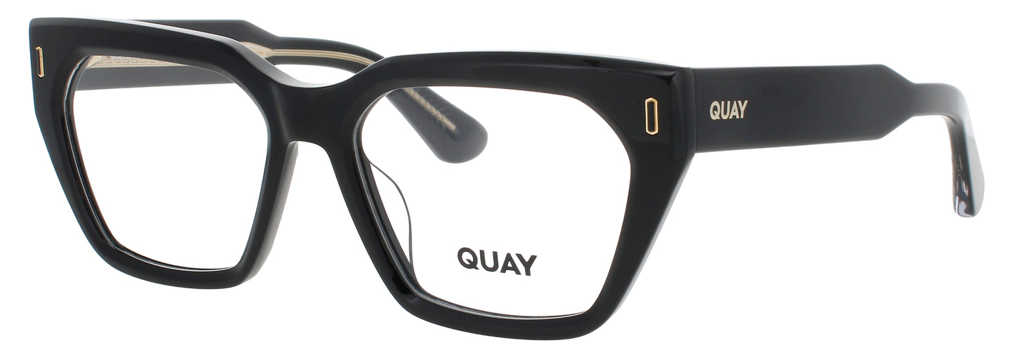 QUAY TRES CHIC RX Frame BLACK Lens DEMO