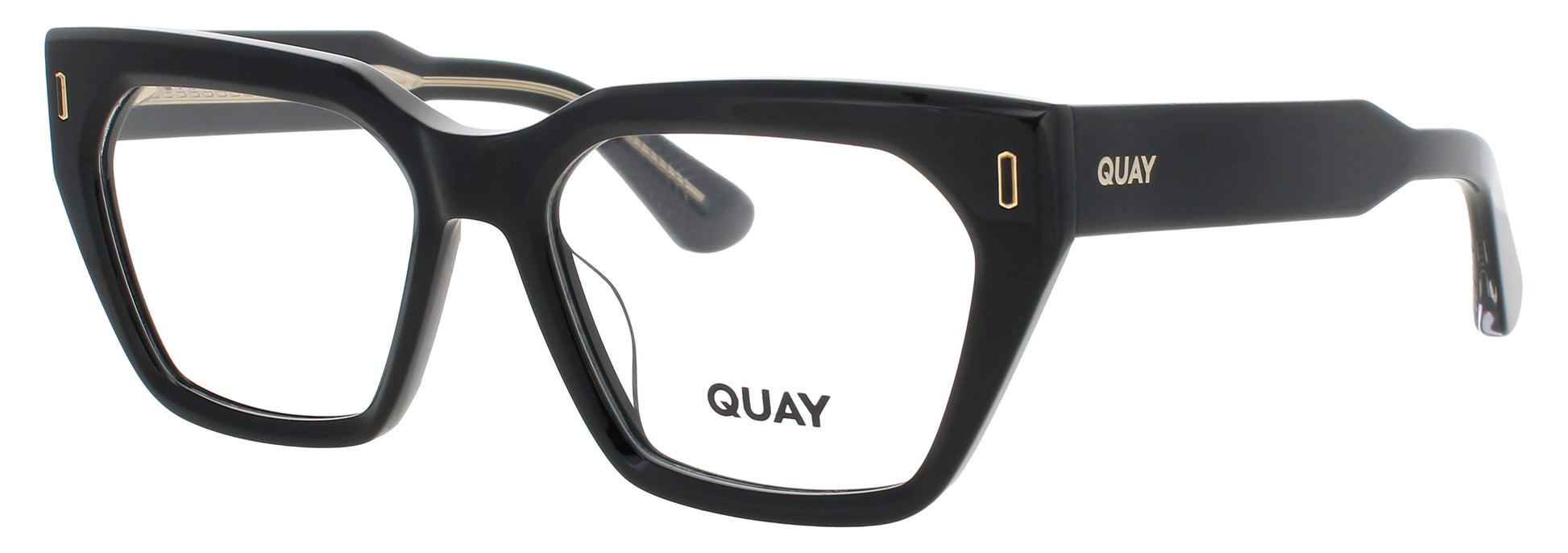 QUAY TRES CHIC RX Frame BLACK Lens DEMO