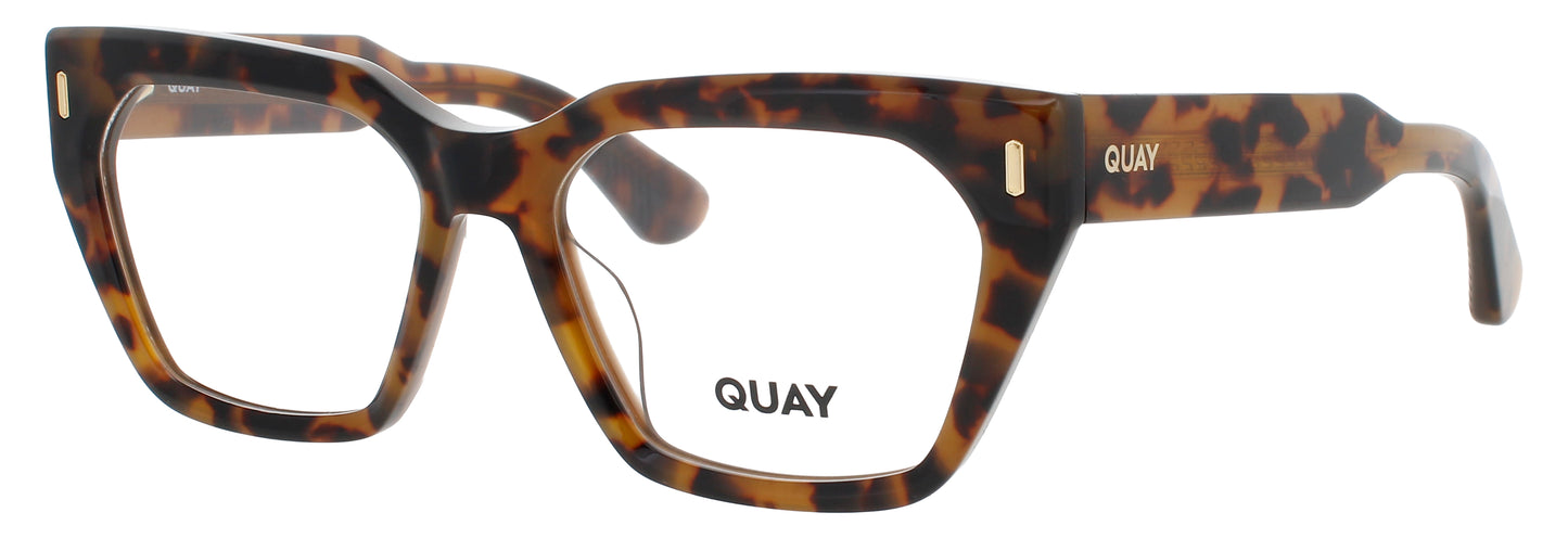 QUAY TRES CHIC RX Frame COFFEE TORTOISE Lens DEMO