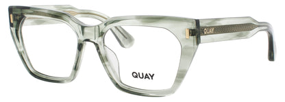 QUAY TRES CHIC RX Frame CRYSTAL MOSS Lens DEMO