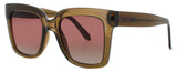QUAY ICY Frame CRYSTAL SAGE Lens BROWN TINT