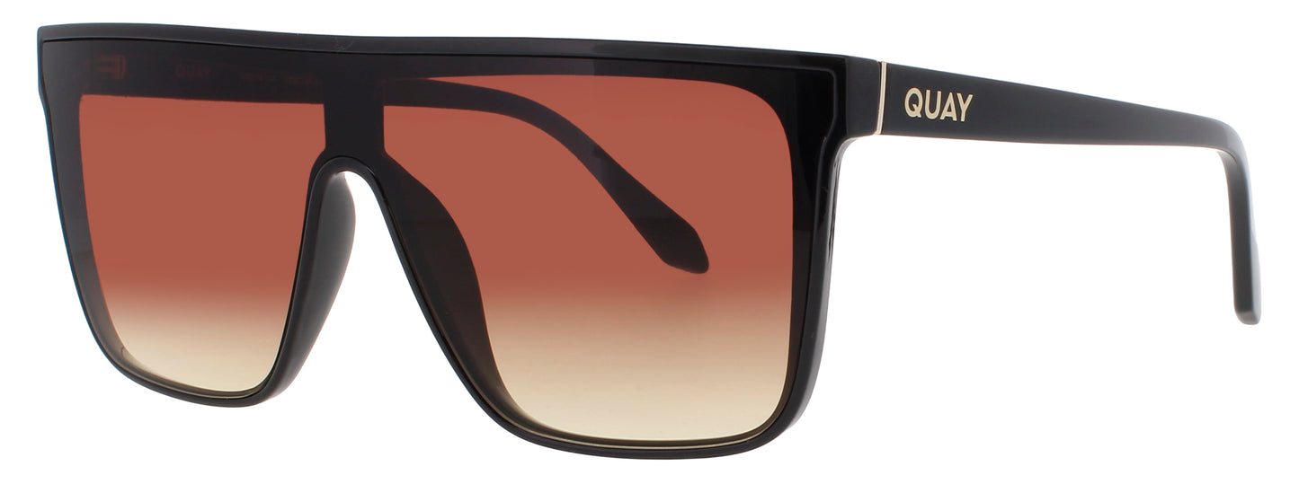 QUAY NIGHTFALL MEDIUM Frame BLACK Lens BROWN / YELLOW