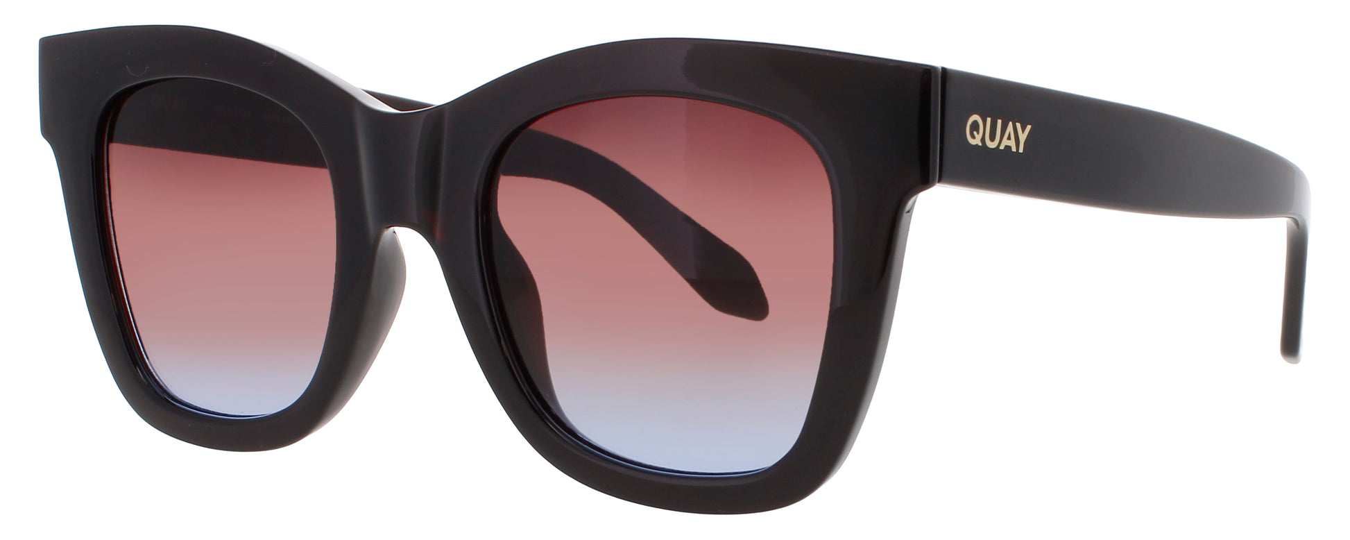 QUAY AFTER HOURS Frame CHAMPAGNE Lens BROWN/BLUE