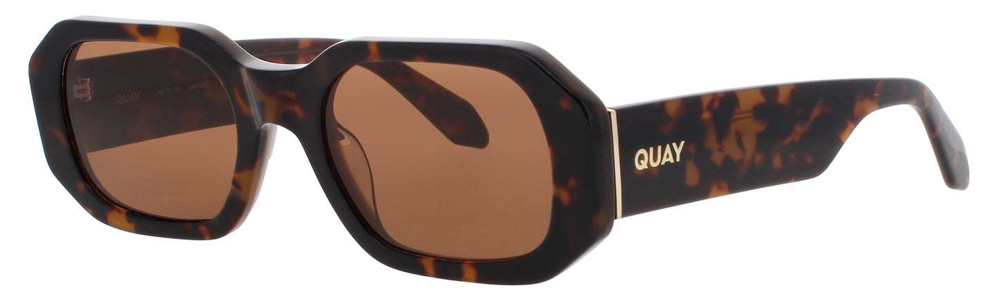 QUAY HYPED UP Frame COFFEE TORTOISE Lens BROWN