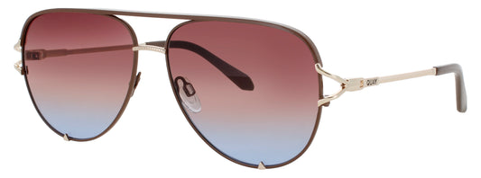QUAY HIGH KEY TWIST Frame DOE Lens BROWN TO BLUE GRADIENT