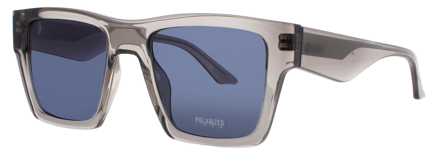 QUAY FAST LANE Frame GREY Lens NAVY/POLORIZED