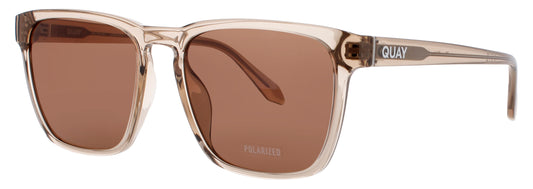 QUAY UNPLUGGED Frame OATMEAL Lens BROWN POLORIZED