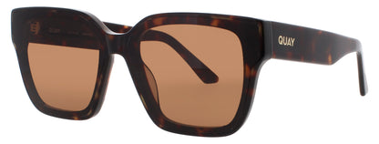 QUAY DRIVE IN Frame DARK TORTOISE Lens BROWN