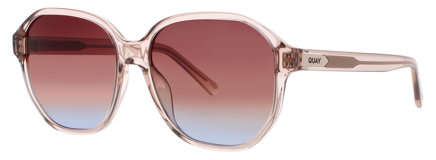 QUAY GUESS AGAIN Frame DOE Lens BROWN/BLUE