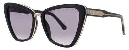 QUAY ALL TALK Frame BLACK Lens SMOKE