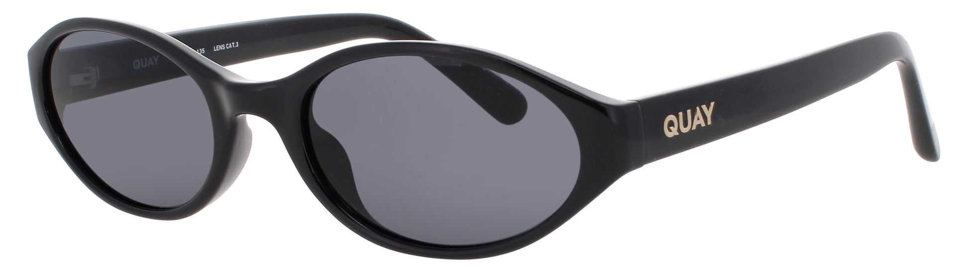QUAY AURA POINTS Frame BLACK Lens SMOKE