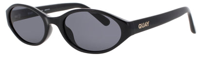 QUAY AURA POINTS Frame BLACK Lens SMOKE
