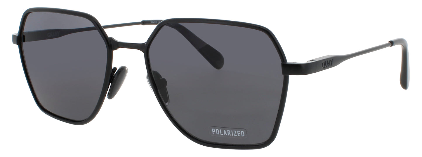 QUAY WORLD TOUR Frame MATTE BLACK  Lens SMOKE POLARIZED
