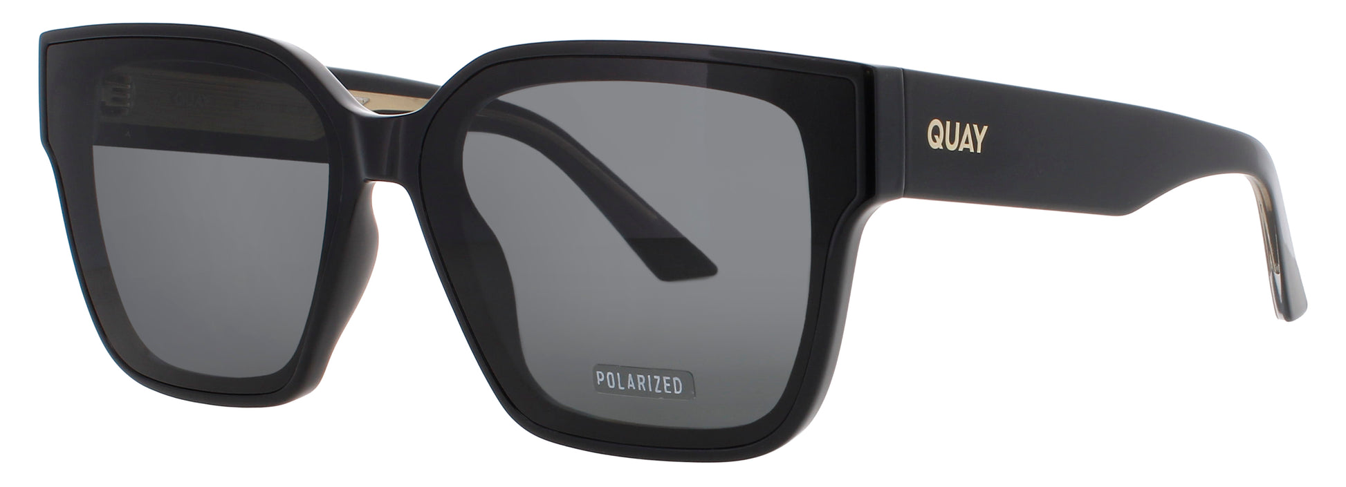 QUAY DRIVE IN Frame BLACK Lens BLACK/POLORIZED