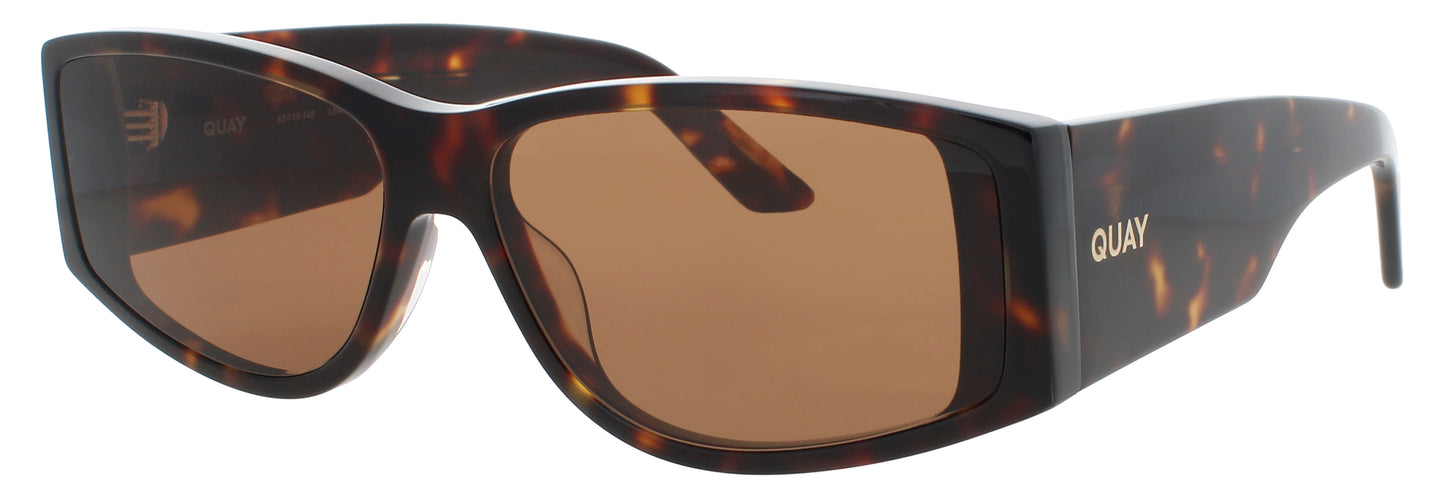 QUAY NOT MY FAULT Frame DARK TORTOISE Lens BROWN TINT