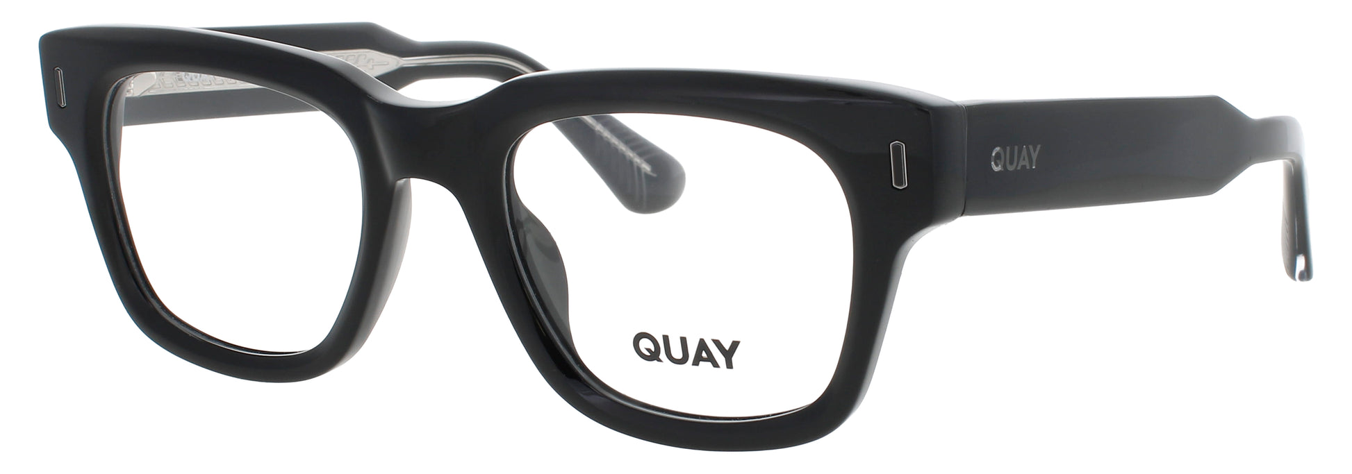 QUAY EXEC 50MM RX Frame BLACK Lens DEMO