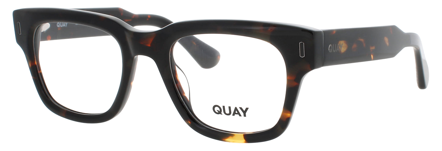 QUAY EXEC 50MM RX Frame DARK TORTOISE Lens DEMO