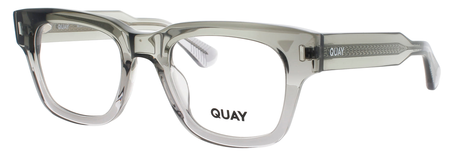 QUAY EXEC 50MM RX Frame CRYSTAL SAGE Lens DEMO