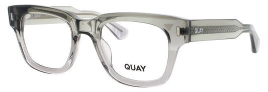 QUAY EXEC 50MM RX Frame CRYSTAL SAGE Lens DEMO