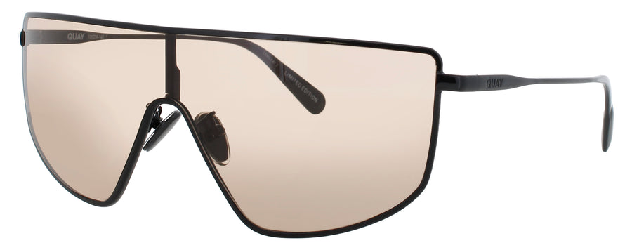 QUAY ENTOURAGE Frame BLACK Lens TAN