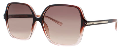QUAY PRESS TOUR Frame BROWN / PINK GRADIENT Lens DARK BROWN TO HONEY GRADIENT