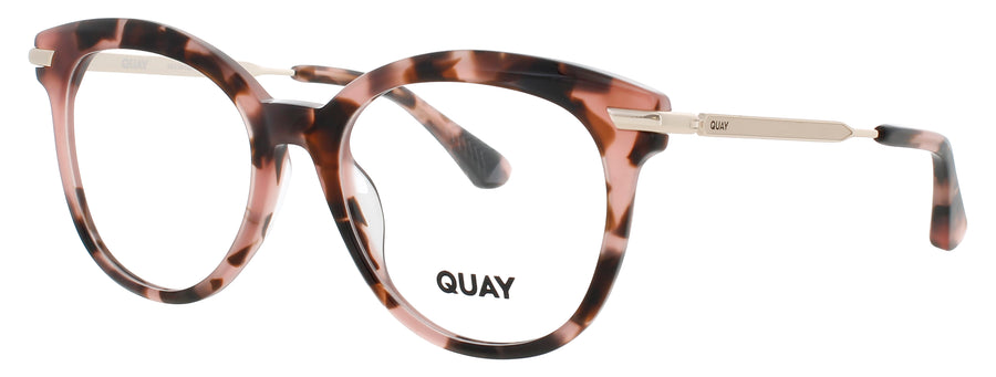 QUAY PENCIL ME IN RX Frame ROSE TORTOISE Lens DEMO