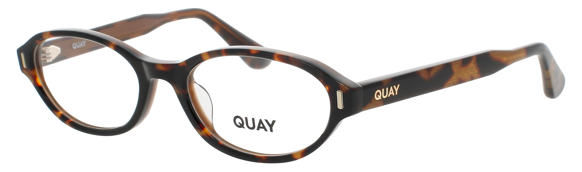 QUAY THOUGHT SO RX Frame COFFEE TORTOISE Lens DEMO