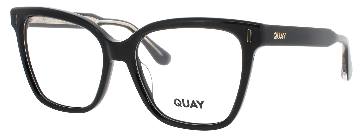 QUAY WELL READ RX Frame BLACK Lens DEMO