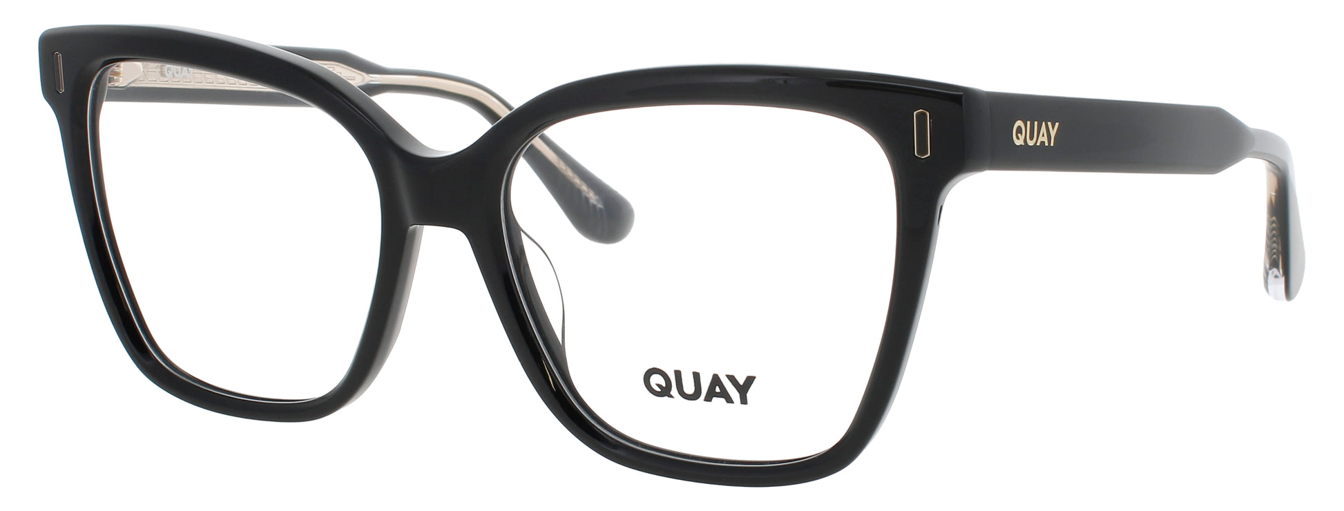 QUAY WELL READ RX Frame BLACK Lens DEMO