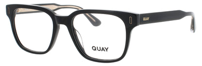 QUAY OFFLINE RX Frame SHINY BLACK / GOLD Lens DEMO