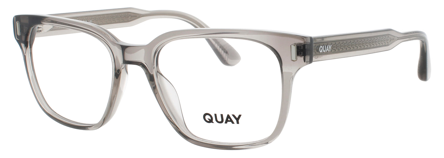QUAY OFFLINE RX Frame CRYSTAL GREY / SILVER Lens DEMO