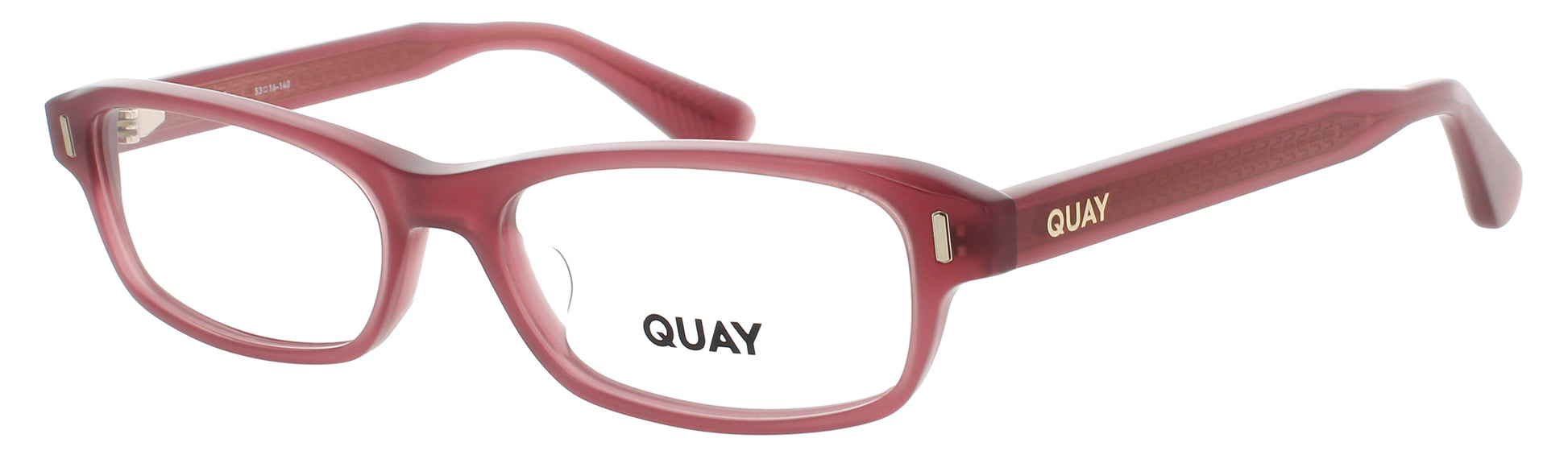 QUAY WORK CRUSH RX Frame LIGHT PLUM Lens DEMO