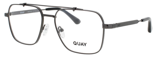 QUAY CALL BACK RX Frame MATTE GUNMETAL Lens DEMO
