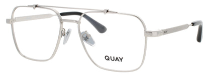 QUAY CALL BACK RX Frame SILVER / BLACK Lens DEMO