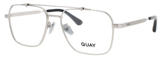 QUAY CALL BACK RX Frame SILVER / BLACK Lens DEMO