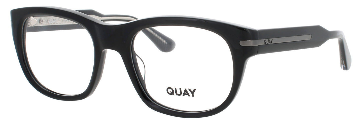 QUAY REAL DEAL RX Frame BLACK Lens DEMO