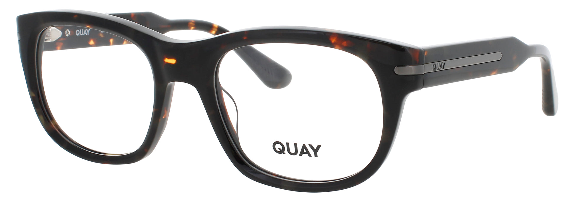 QUAY REAL DEAL RX Frame DARK TORTOISE Lens DEMO
