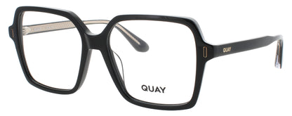 QUAY BOSS MODE RX Frame SHINY BLACK / GOLD Lens DEMO