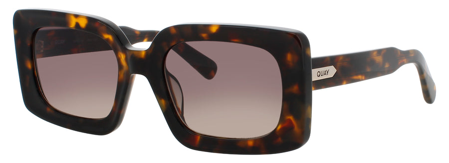 QUAY TALK SHOW Frame NEUTRAL TORTOISE Lens SMOKE TO TAUPE GRADIENT