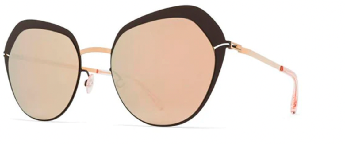 Mykita METTE Frame Pagne Gold/Dark Bro Lens Champagne Gold