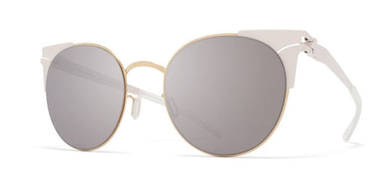 MYKITA LULU Frame CHAMPAGNE GOLD AURORE Lens DARK Purple Flash