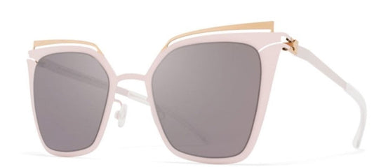 MYKITA KENDALL Frame CHAMPAGNE GOLD AURORE Lens DARK PURPLE FLASH