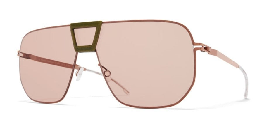 MYKITA CAYENNE Frame KHAKI SHINY COPPER Lens NUDE