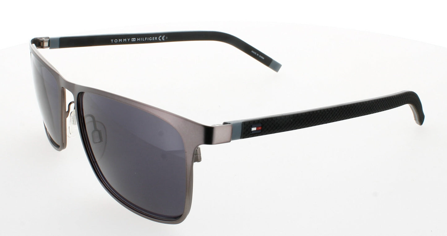 TOMMY HILFIGER TH 1716/S  Frame DARK RUTHENIUM BLACK Lens GREY BLUE