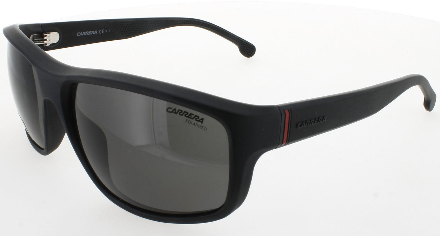 CARRERA 8038/S Frame MATTE BLACK Lens GREY POLARIZED