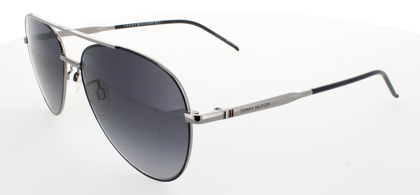 TOMMY HILFIGER TH 1788/F Frame RUTHENIUM BLUE Lens DARK GREY GRADIENT